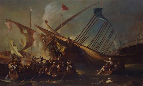 Die Schlacht von Lepanto: Ein Triumph des Heiligen Bundes gegen die Osmanische Flotte